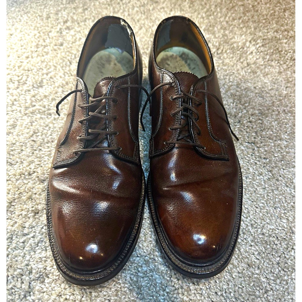 Vtg 1974 Florsheim Imperial Shell Cordovan PTB Dress Shoes Men's 9.5 B Cat's Paw